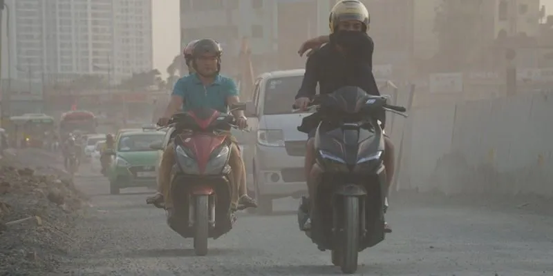 không khí bị nhiễm độc chì