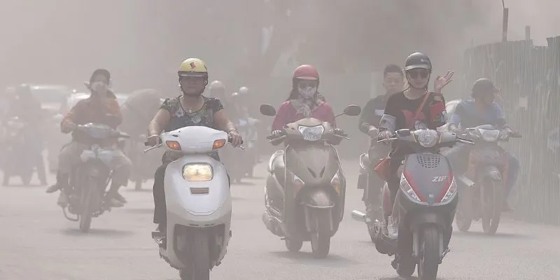 không khí bị nhiễm độc chì