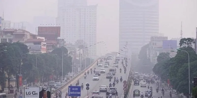 Không khí Hà Nội ô nhiễm